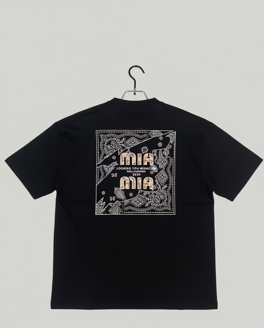 প্রিমিয়াম ব্ল্যাক "MIA" এডিশন টি-শার্ট